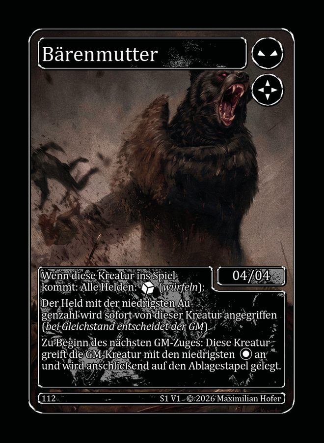 Karte: Bärenmutter