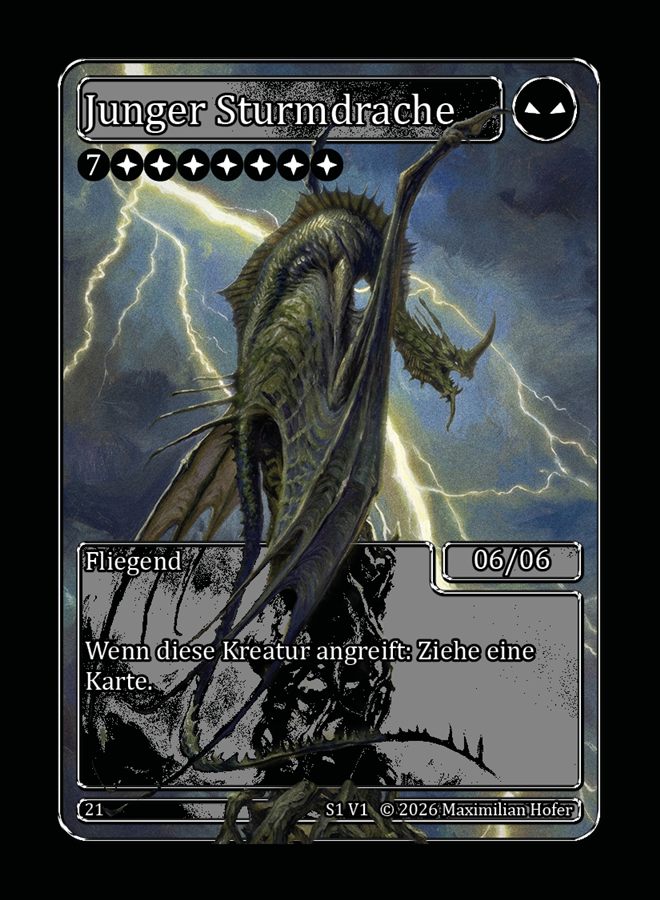 Karte: Junger Sturmdrache