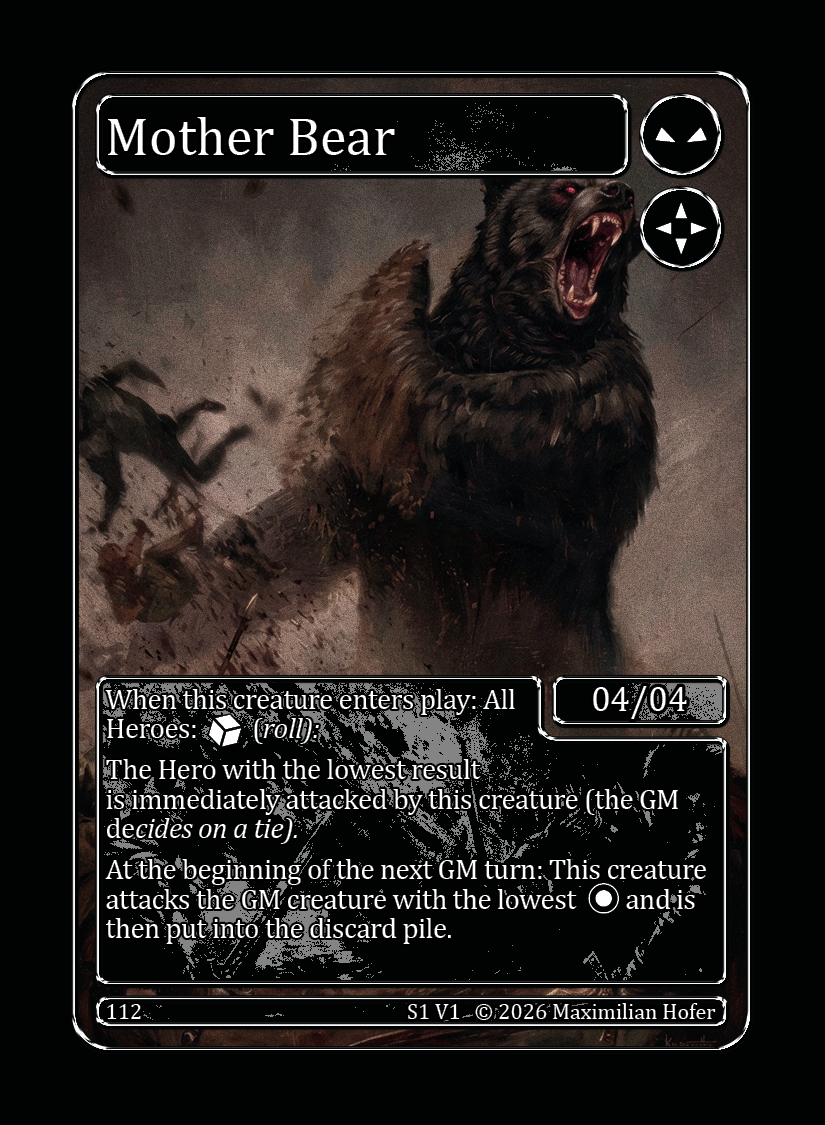 Card: Mother Bear