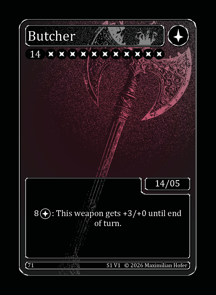 Card: Butcher