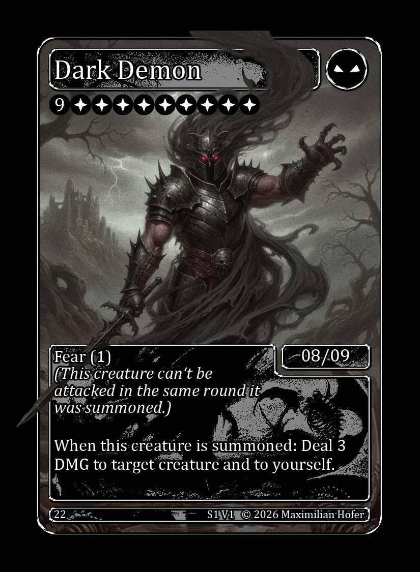 Card: Dark Demon